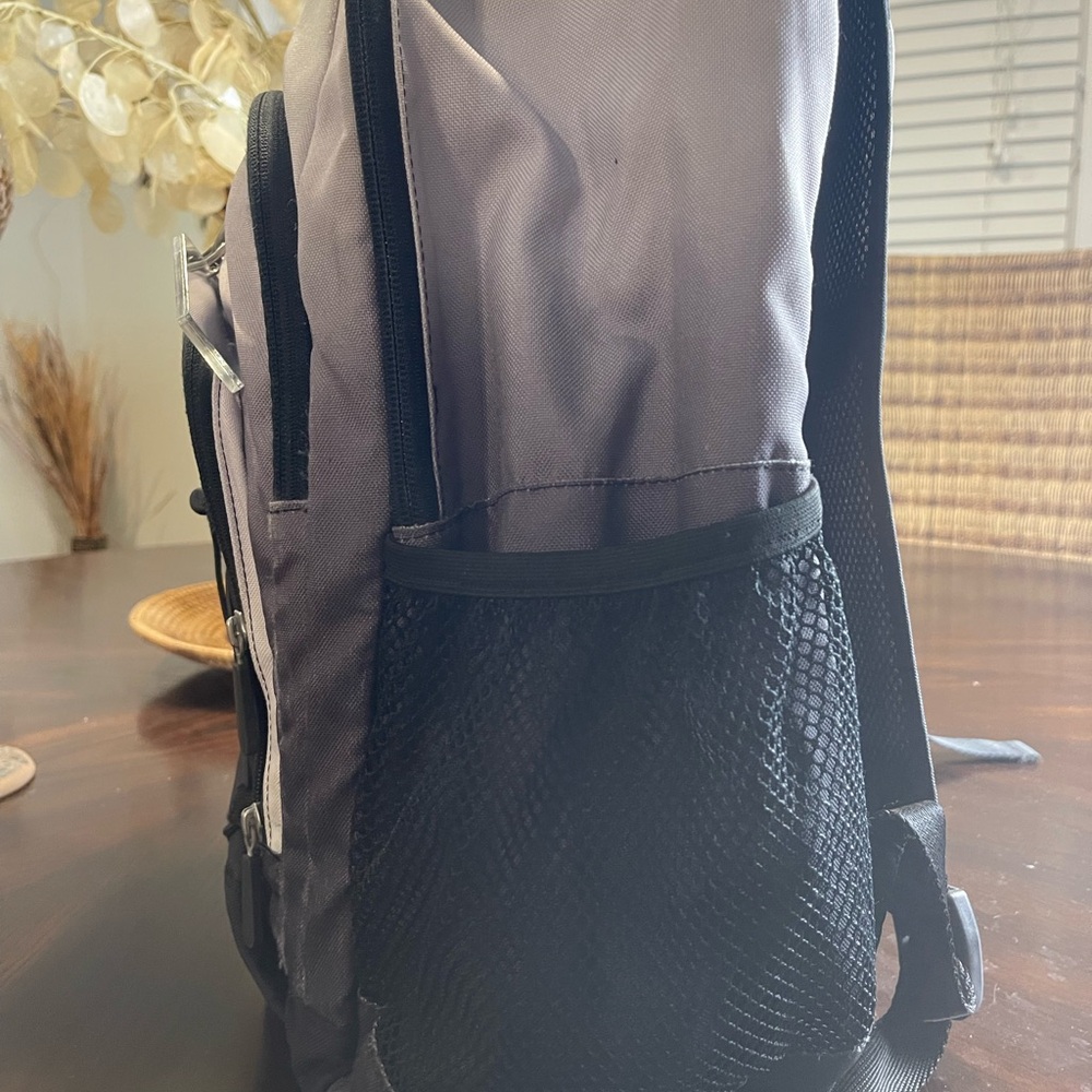 Pottery Barn Teen Black and Silver Backpack - Picture 5 of 7